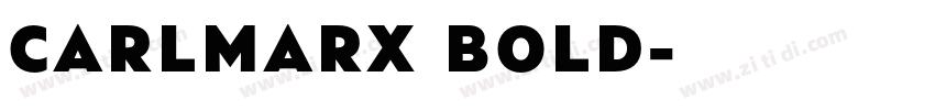 CarlMarx Bold字体转换